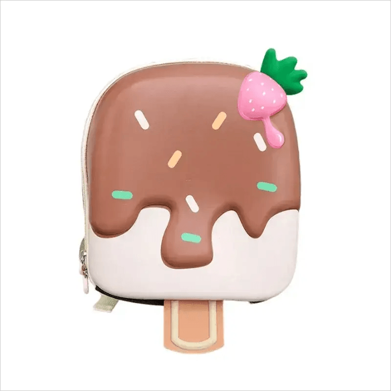  2024 New Korean Version Ice Cream Shape Children's Backpack Kindergarten Schoolbag 3-5 Years Old Boys Girls Cute Children Bag -  ToylandEU™