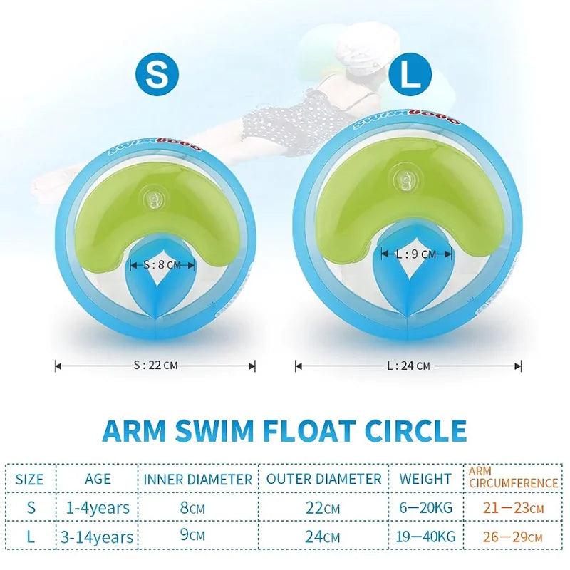  Kids Inflatable Arm Floats Buoyancy And Safety PVC 