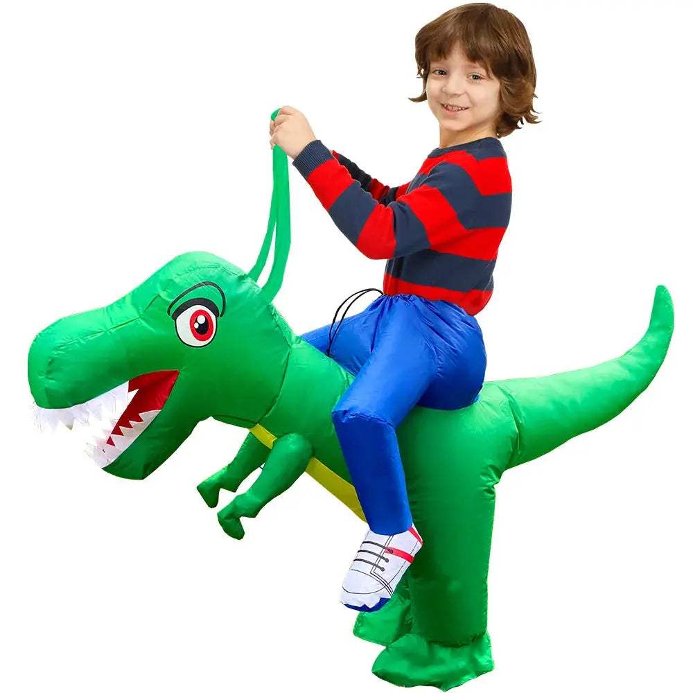  Kids Inflatable Dinosaur Costume Triceratops Easy Fit -  ToylandEU™