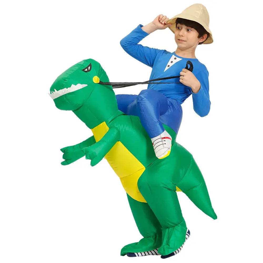  Kids Inflatable Dinosaur Costume Triceratops Easy Fit -  ToylandEU™