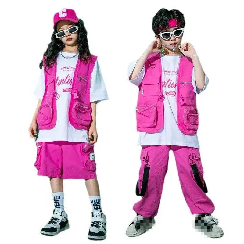 Kids Jazz Dance Costume Set Unisex Cotton Comfort Outfit - ToylandEU