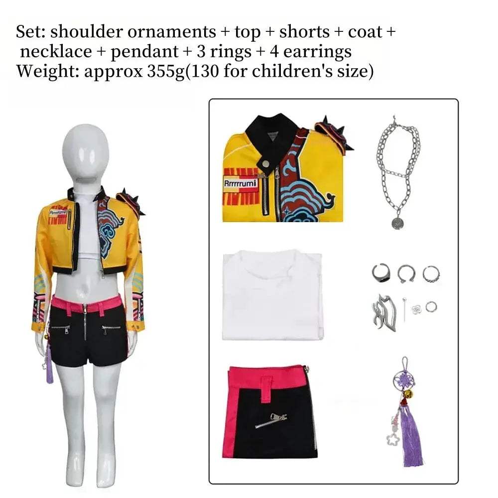 Kids K-Pop Cosplay Costume Set With Jacket And Accessories - ToylandEU