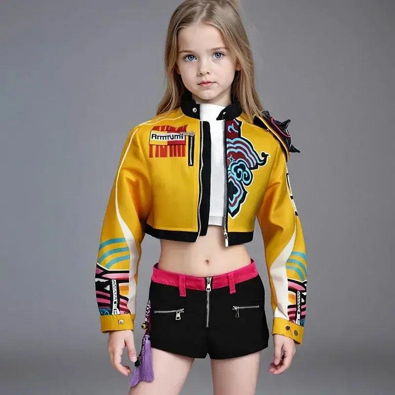  Kids K-Pop Cosplay Costume Set With Jacket Unisex -  ToylandEU™