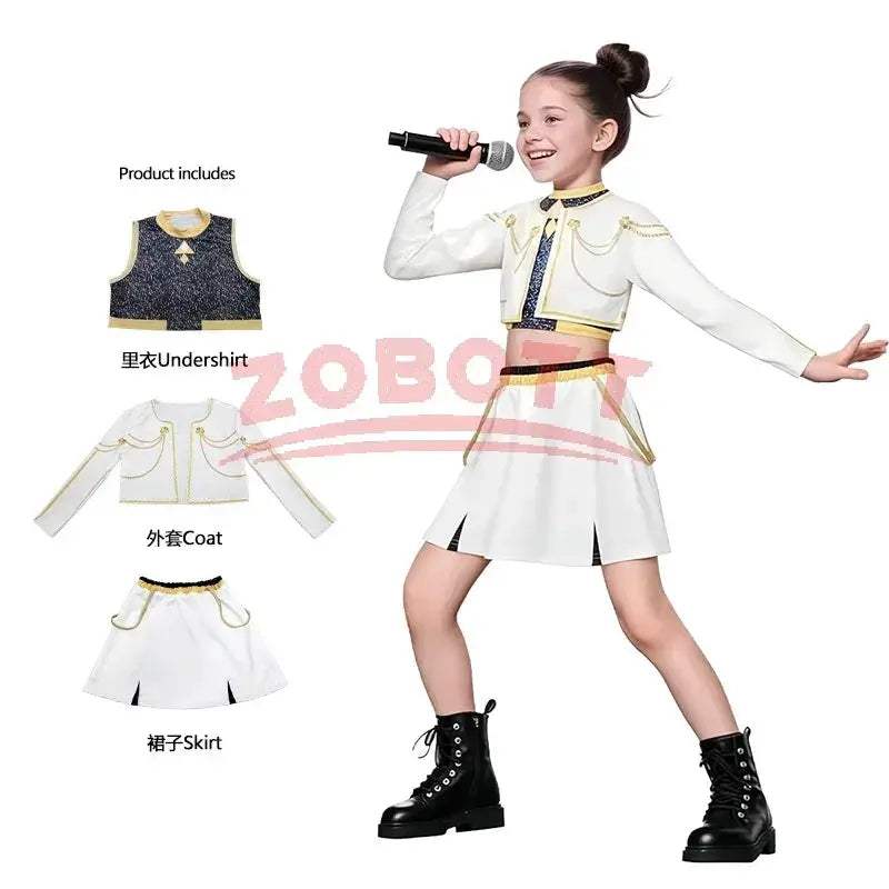Kids K Pop Demon Hunters Cosplay Costume For Girls Today - ToylandEU