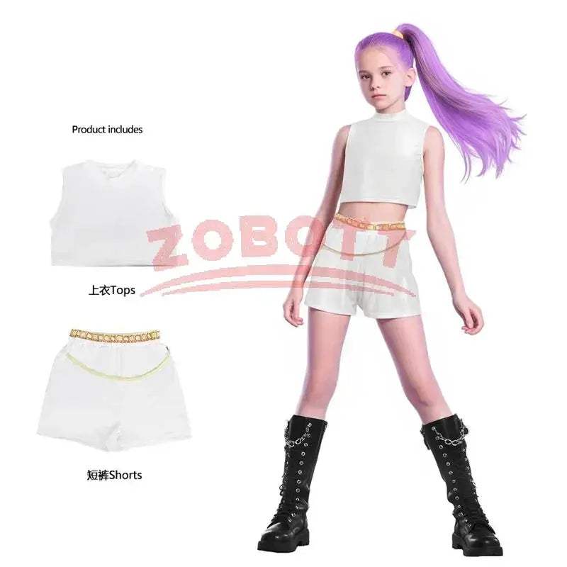Kids K Pop Demon Hunters Cosplay Costume For Girls Today - ToylandEU