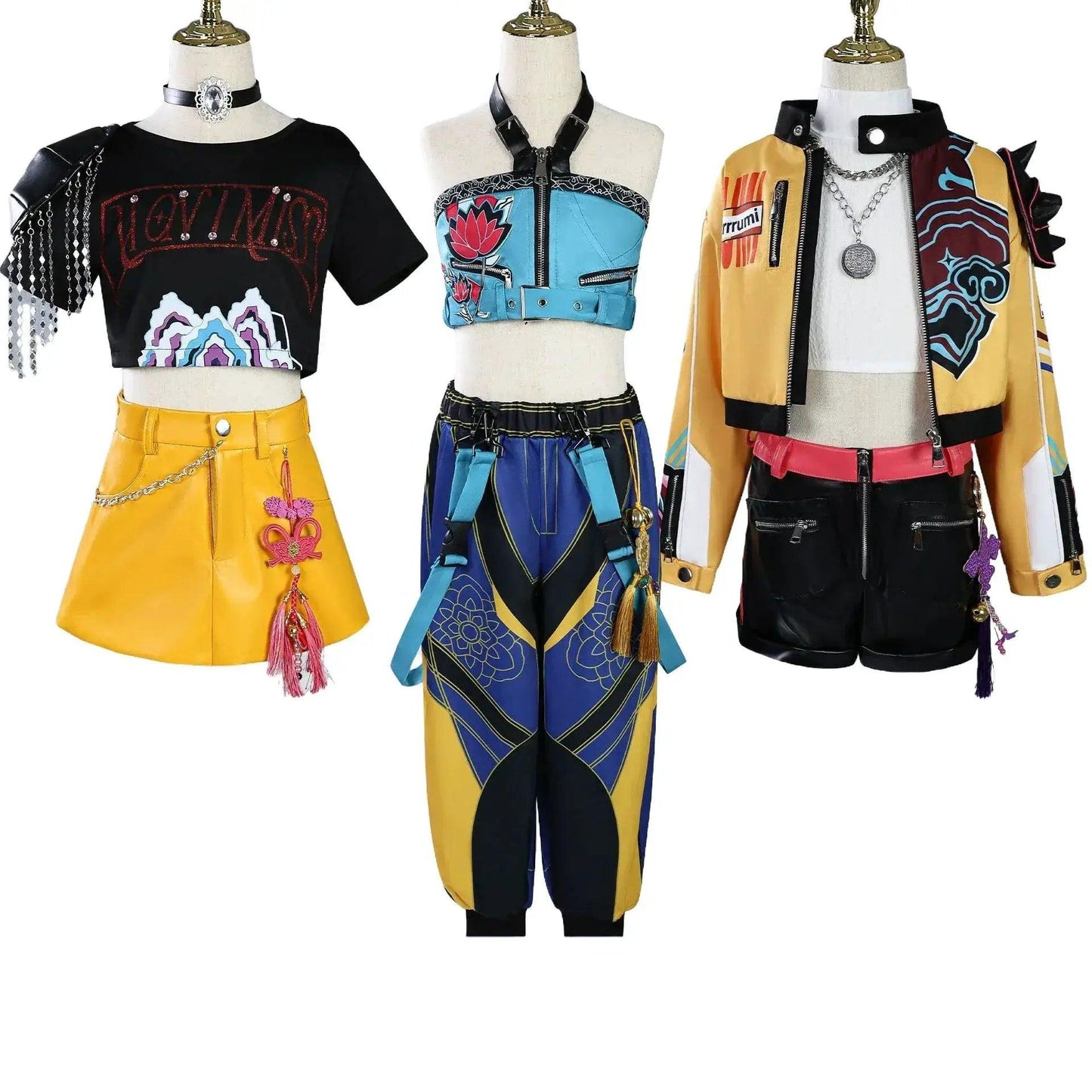  Kids Kpop Demon Hunters Cosplay Costume Set For Girls Deluxe -  ToylandEU™
