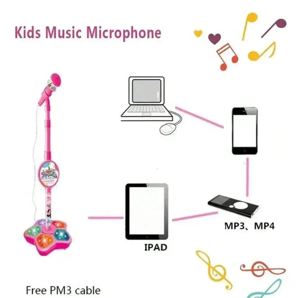  Kids Karaoke Microphone Stand Durable For Parties -  ToylandEU™