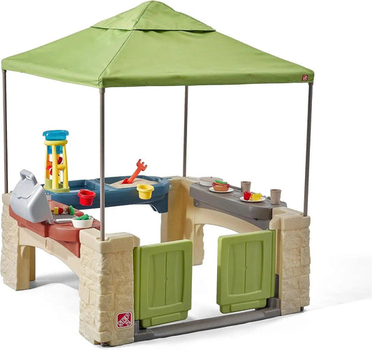  Kids Kitchen Playset Durable Plastic Canopy -  ToylandEU™
