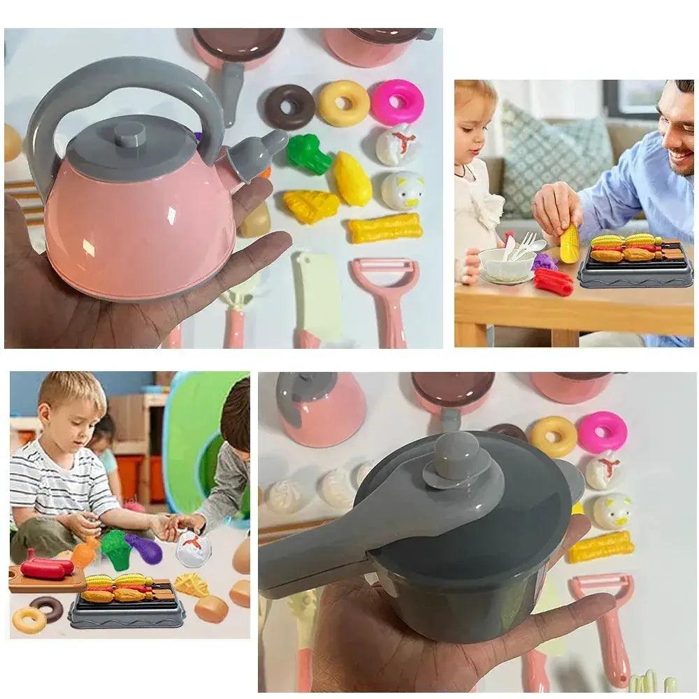  Kids Kitchen Toys Set 92Piece Pretend Play Kit Durable -  ToylandEU™
