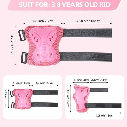  Kids Knee Elbow Wrist Guards Soft Knit Protective Gear -  ToylandEU™