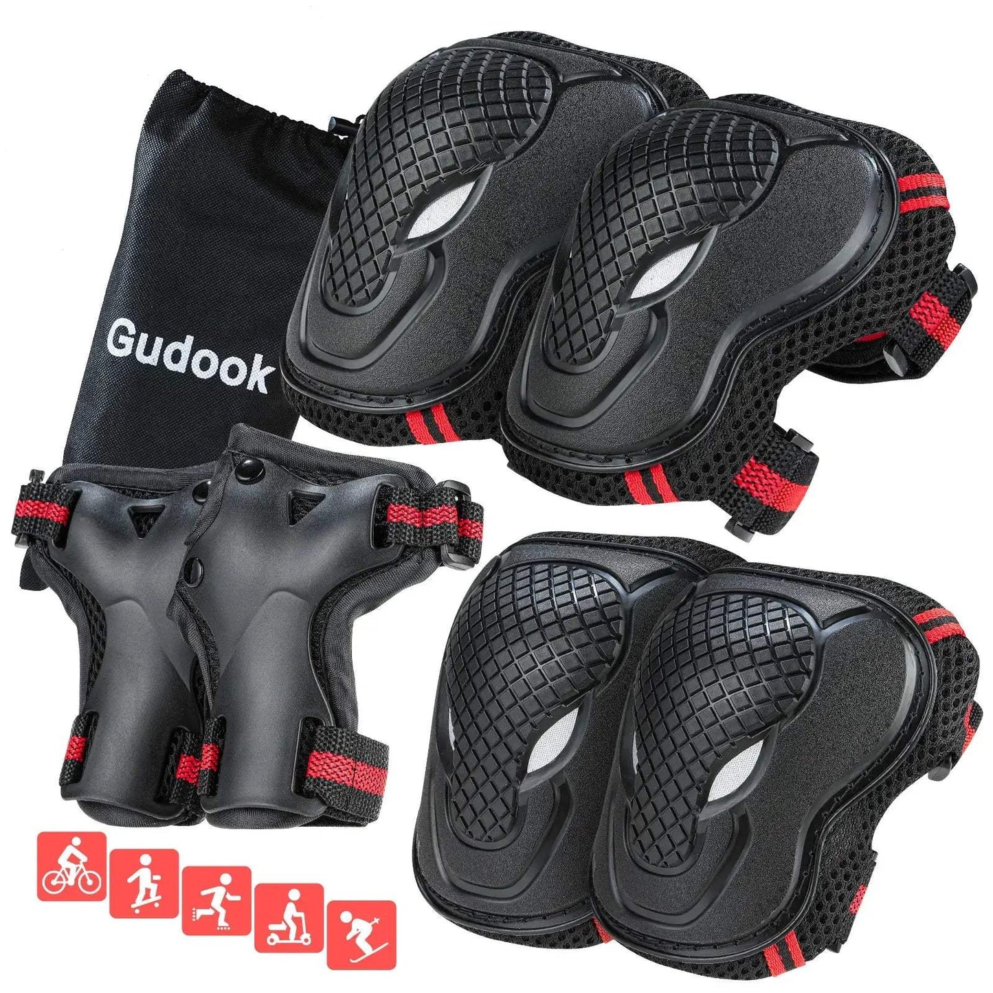 Kids Knee Pads Elbow Pads With Wrist Guards Protective Set - ToylandEU