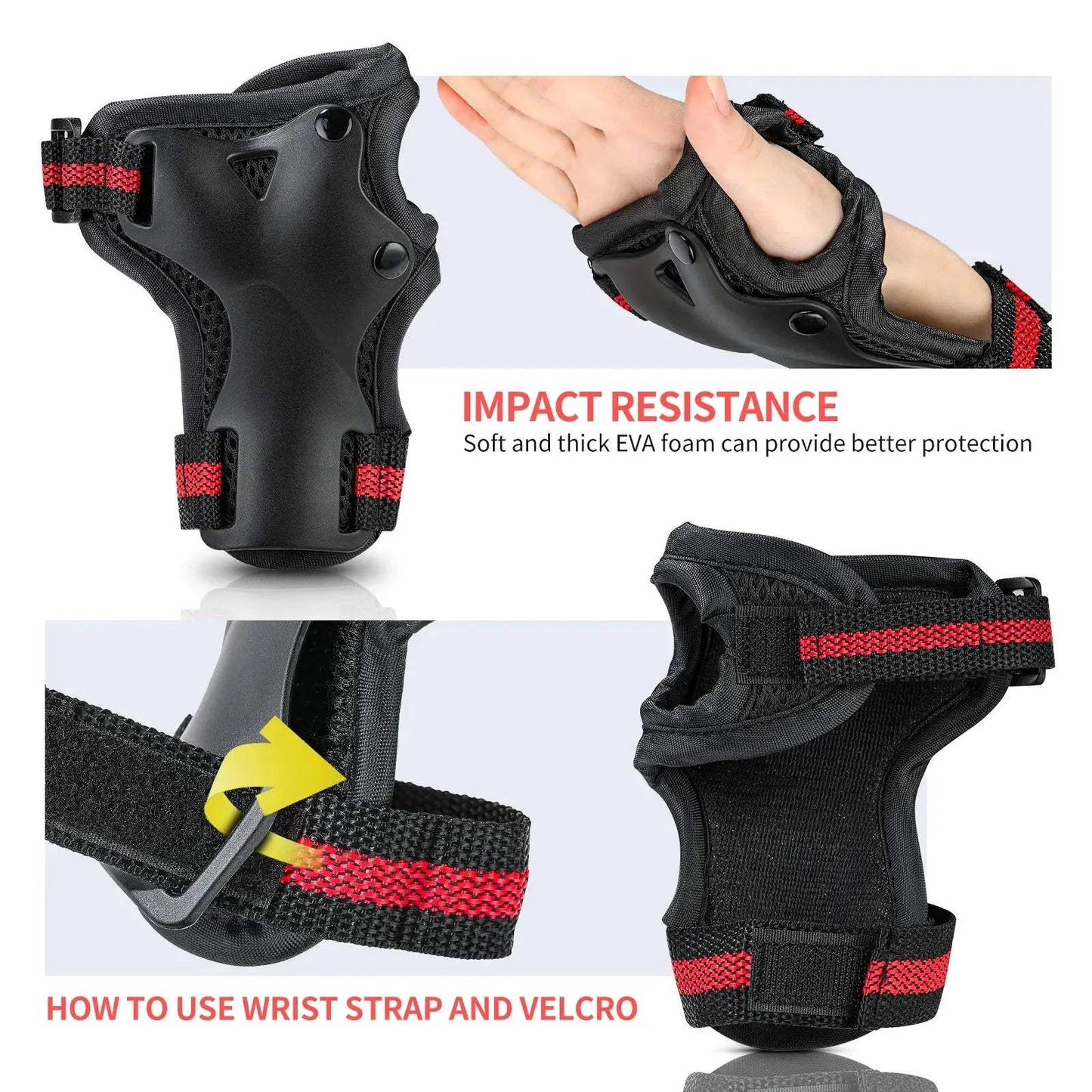 Kids Knee Pads Elbow Pads With Wrist Guards Protective Set - ToylandEU