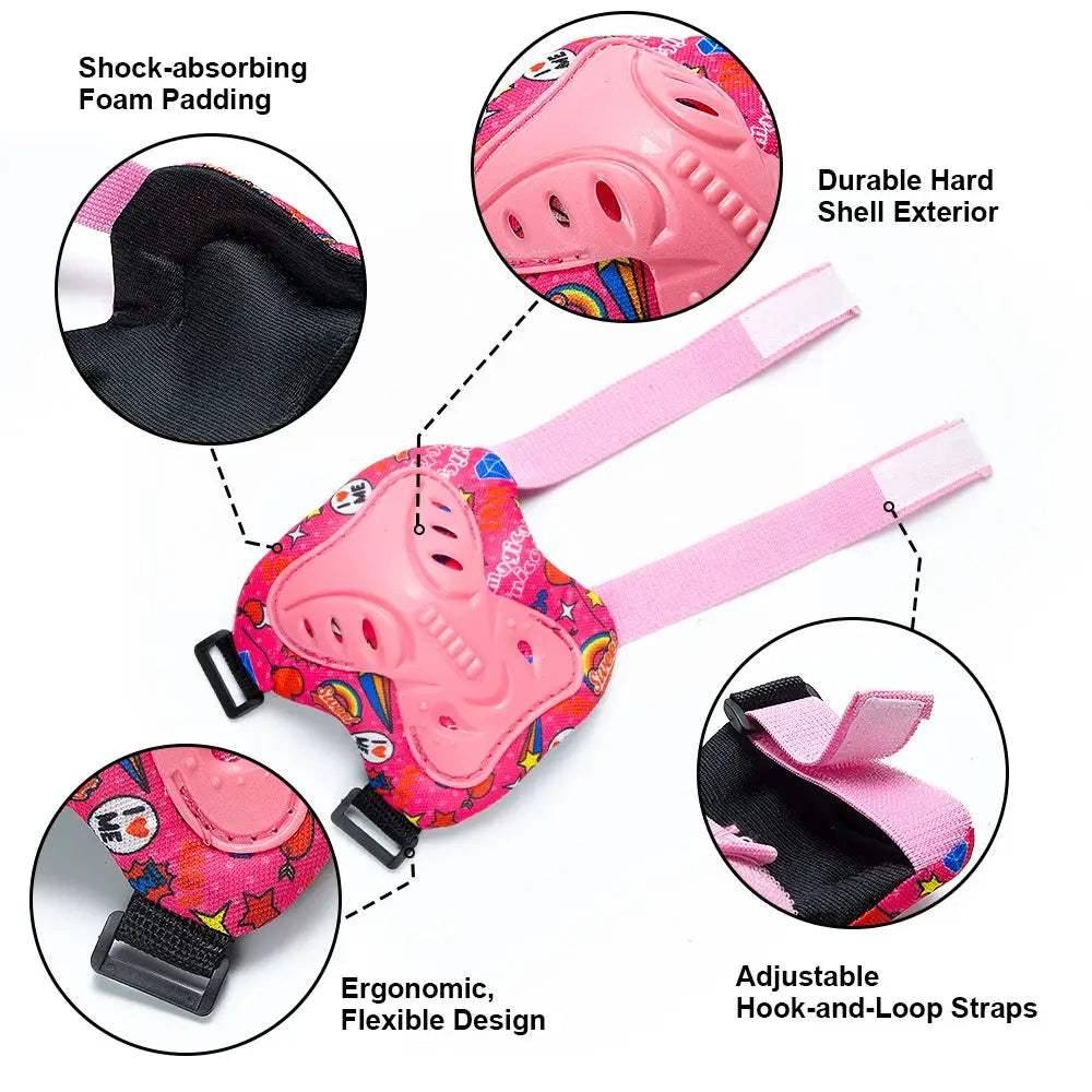 Kids Knee Pads Elbow Pads Wrist Guards Max Protection - ToylandEU