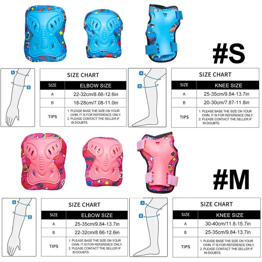 Kids Knee Pads Elbow Pads Wrist Guards Max Protection - ToylandEU