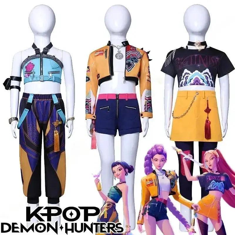  Kids Kpop Cosplay Costume Set With Leggings Queen Rumi -  ToylandEU™