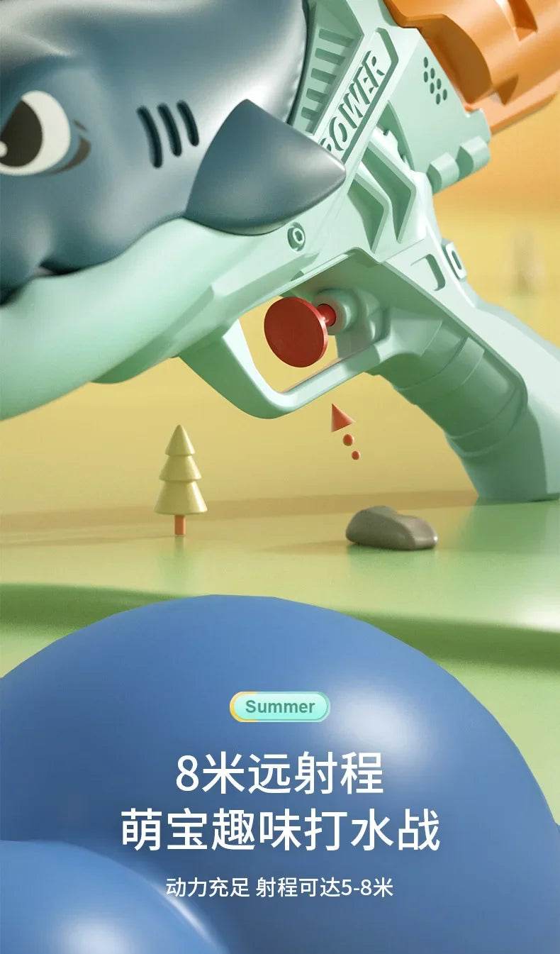 Kids Large Duck Dinosaur Shark Portable High Pressure Water Gun - ToylandEU