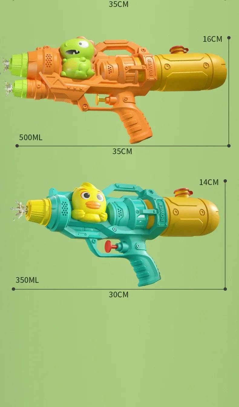 Kids Large Duck Dinosaur Shark Portable High Pressure Water Gun - ToylandEU