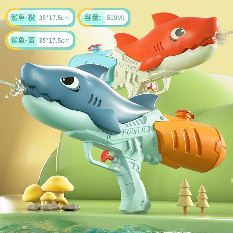 Kids Large Duck Dinosaur Shark Portable High Pressure Water Gun - ToylandEU