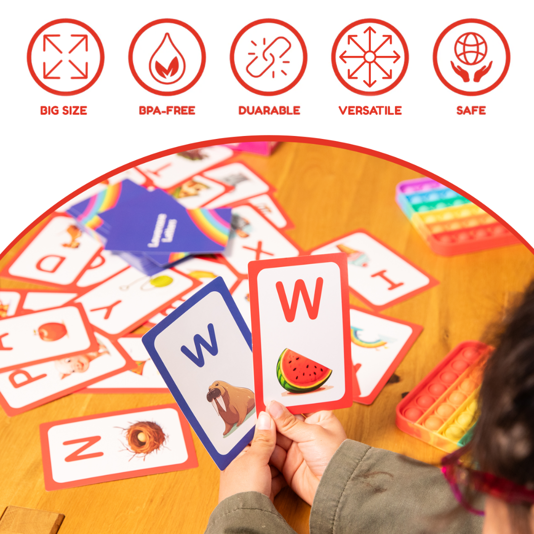 Kids Learning Flashcards | 416 Pack | Toylandeu™