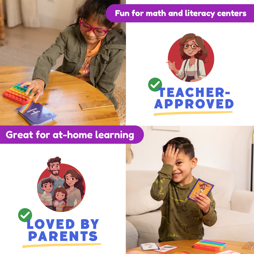 Kids Learning Flashcards | 416 Pack | Toylandeu™