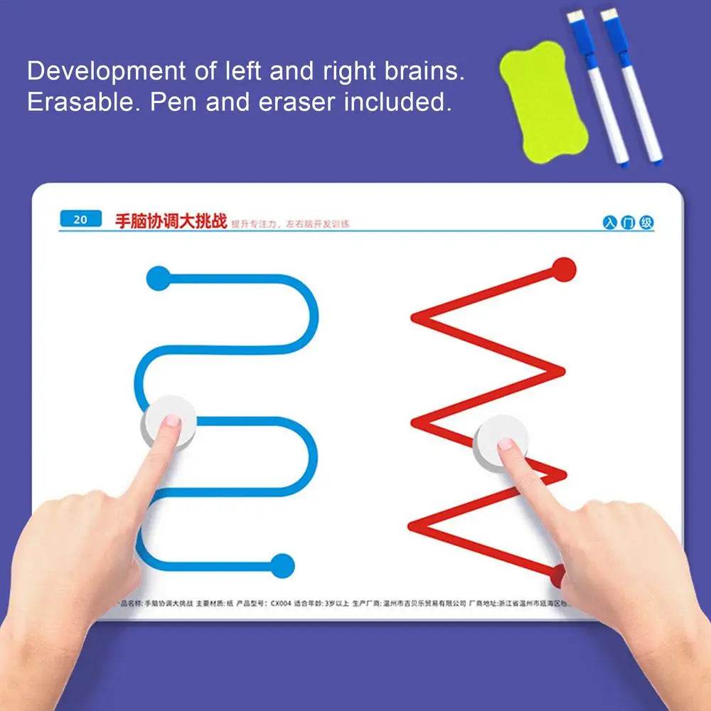 Kids Left Right Brain Development Puzzle Toy for Motor Skills - ToylandEU