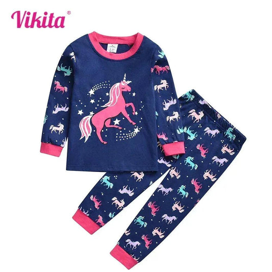  Kids Licorne Pajama Set Cotton Two Piece Sleepwear -  ToylandEU™