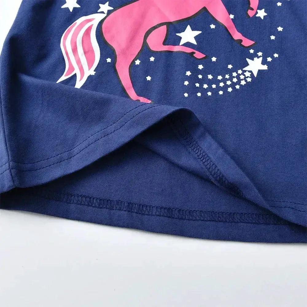  Kids Licorne Pajama Set Cotton Two Piece Sleepwear -  ToylandEU™
