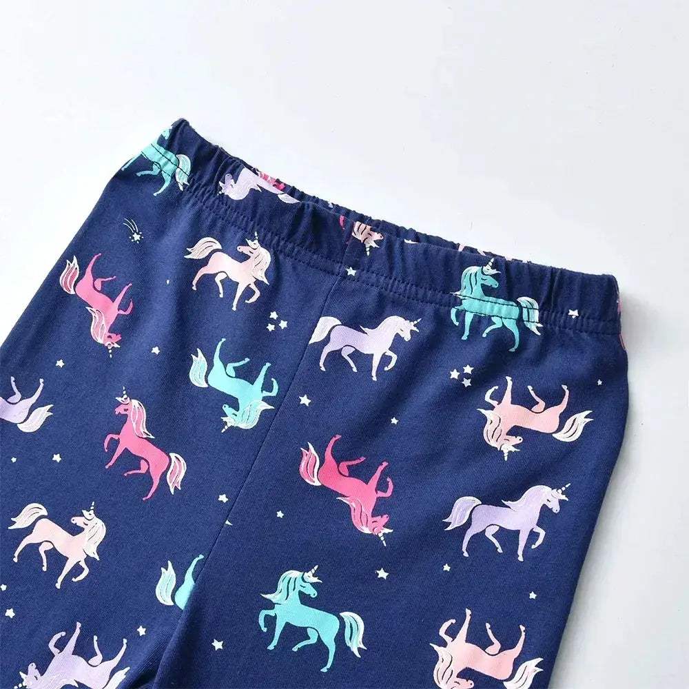 Kids Licorne Print Cotton Pajama Set 2 Piece Homewear - ToylandEU
