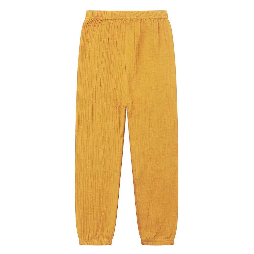  Kids Linen Pants Breathable Anti Mosquito Elastic Waist -  ToylandEU™