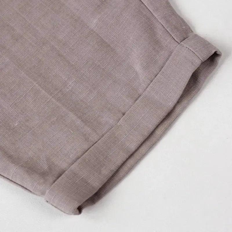 Kids Linen Pants Elastic Waist With Pockets Comfort Fit -  ToylandEU™