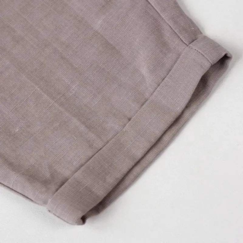  Kids Linen Pants Elastic Waist With Pockets Comfort Fit -  ToylandEU™