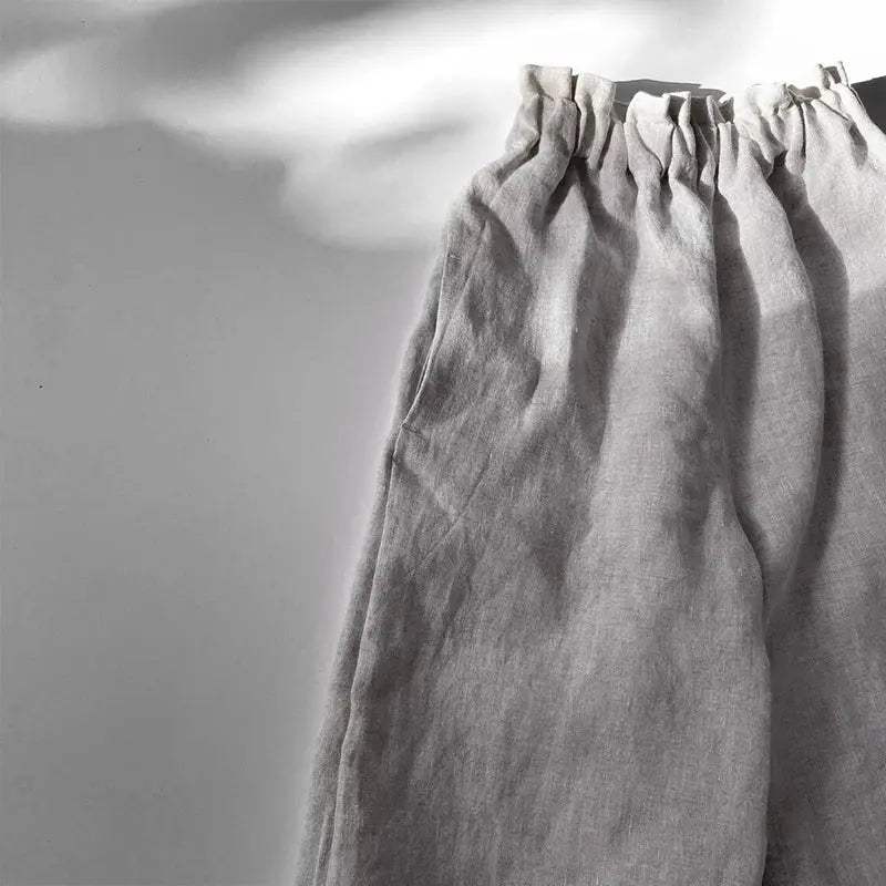  Kids Linen Pants Wide Leg With Pockets Summer Casual -  ToylandEU™