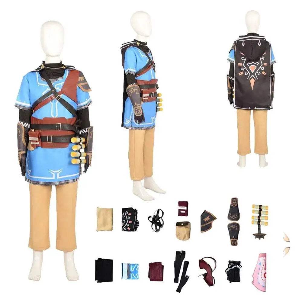 Kids Link Adventure Cosplay Costume - Unisex Halloween Set for Fun - ToylandEU