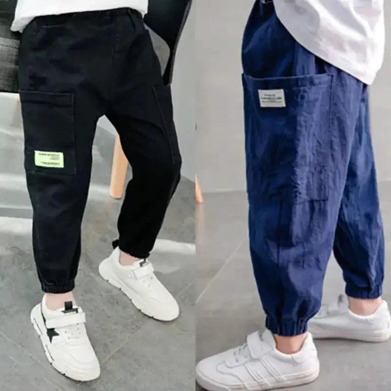  Kids Loose Harem Pants Comfort Fit Cotton Linen -  ToylandEU™