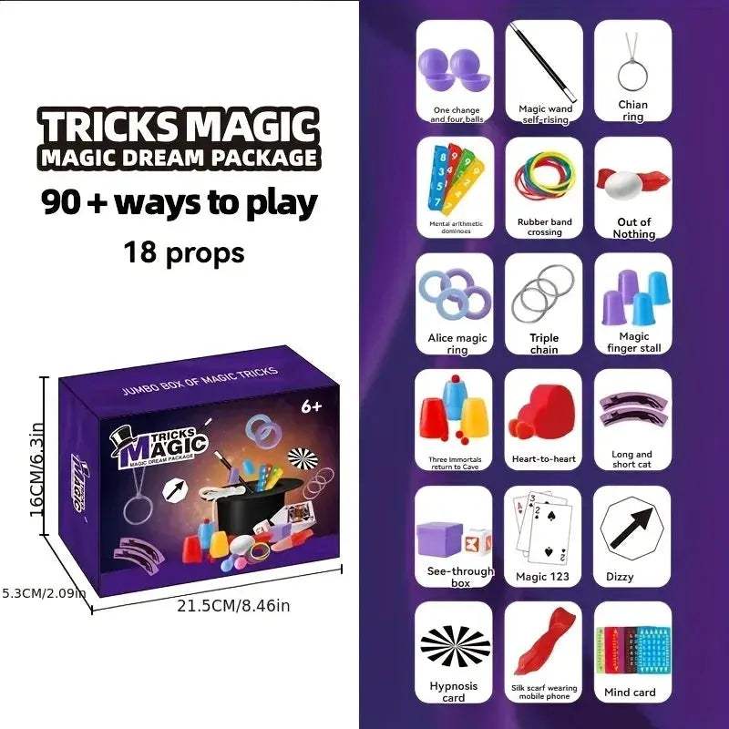 Kids Magic Props Gift Set For Creative Close Up Tricks - ToylandEU