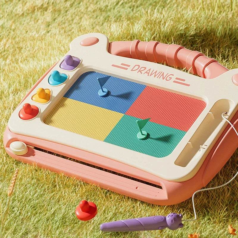 Children Cartoon Drawing Board Baby Puzzle Magnetic Writing Board Toy Montessori Graffiti Drawing Board for Kids - ToylandEU