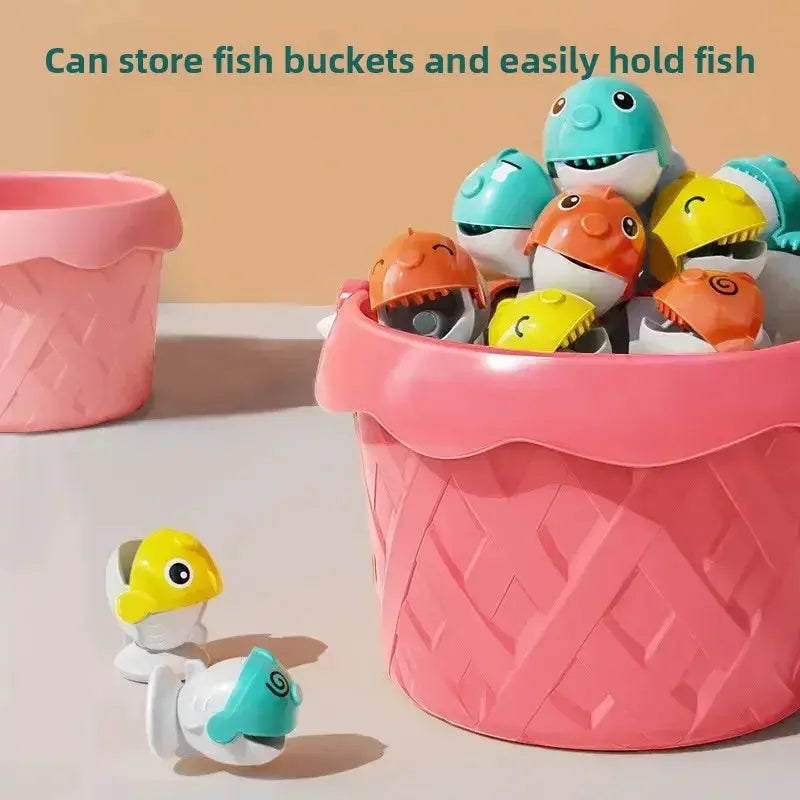 Kids Magnetic Fishing Toy With Music Spinning Game For Education - ToylandEU