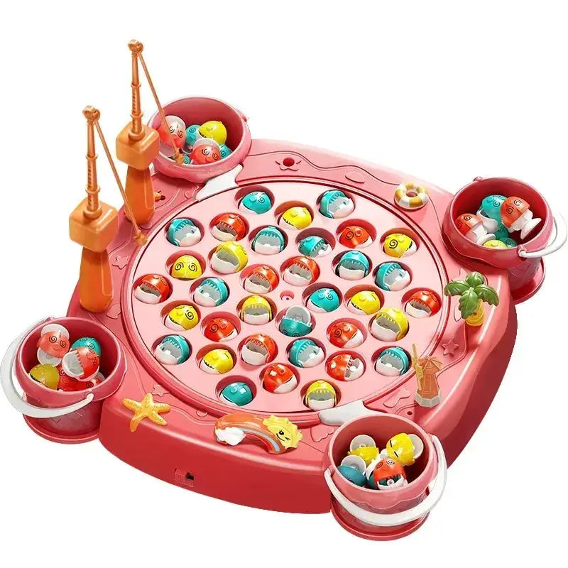 Kids Magnetic Fishing Toy With Music Spinning Game For Education - ToylandEU