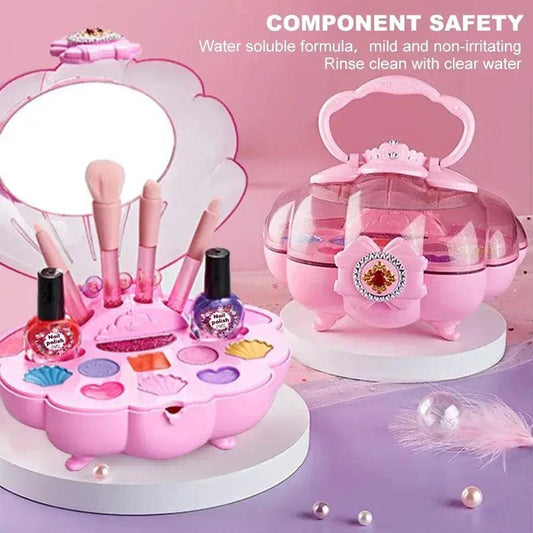  Kids Makeup Bag Set Non Toxic Washable Toy Cosmetics -  ToylandEU™
