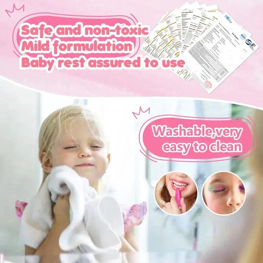  Kids Makeup Bag Set Non Toxic Washable Toy Cosmetics -  ToylandEU™