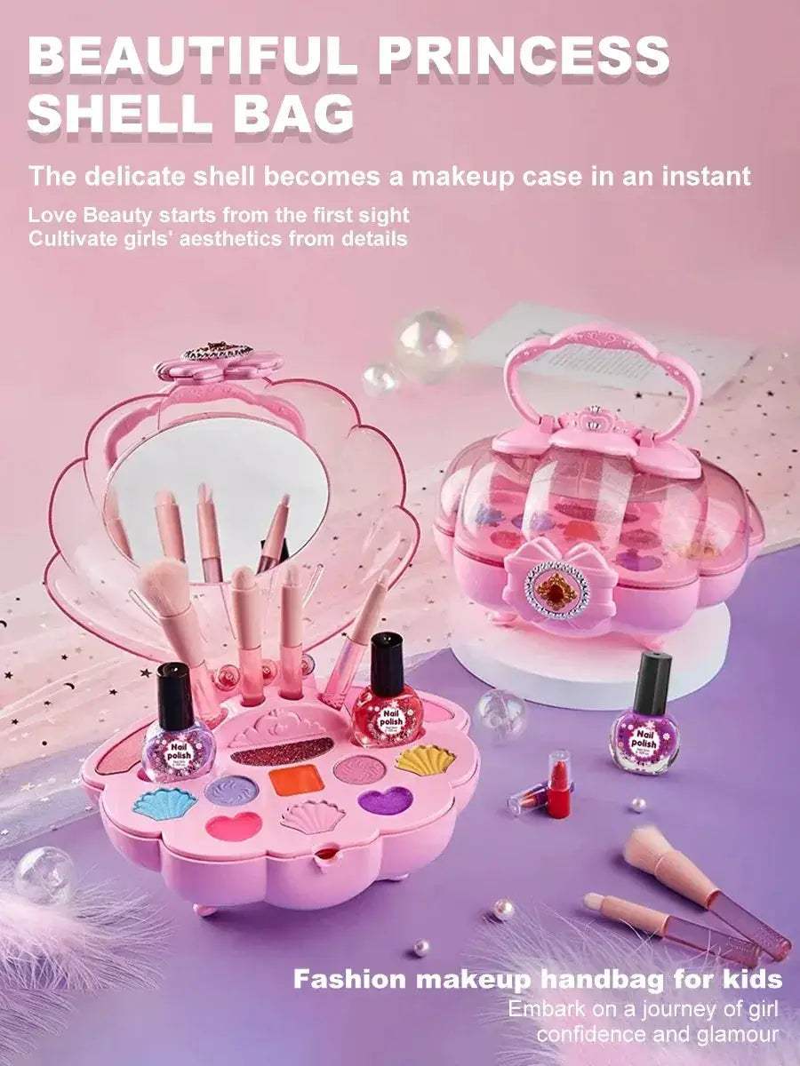 Kids Makeup Bag Set With Washable Toy Cosmetics Non Toxic - ToylandEU