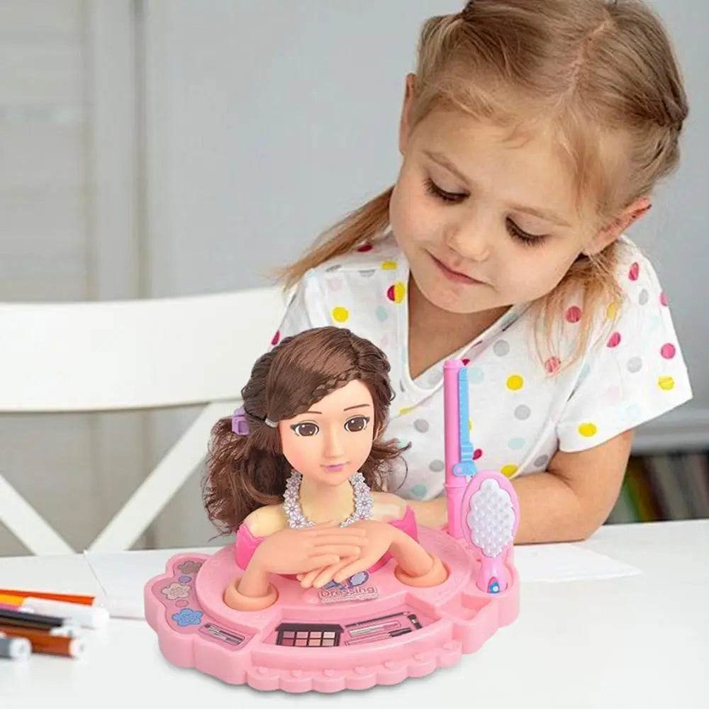 Kids Makeup Beauty Toys For Girls Half Body Doll Gift - ToylandEU