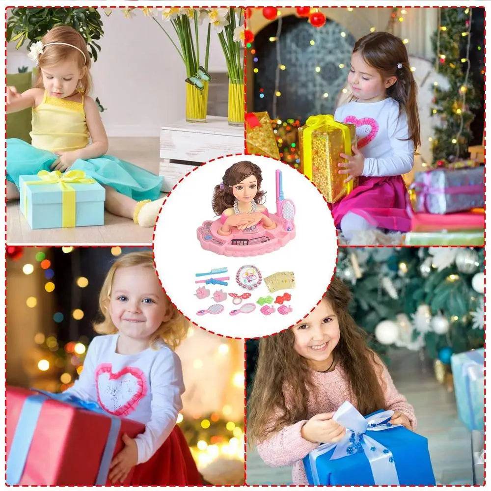 Kids Makeup Beauty Toys For Girls Half Body Doll Gift - ToylandEU