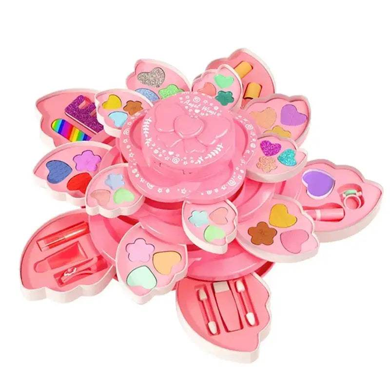 Kids Makeup Box Set Rotating Princess Toy For Creativity - ToylandEU
