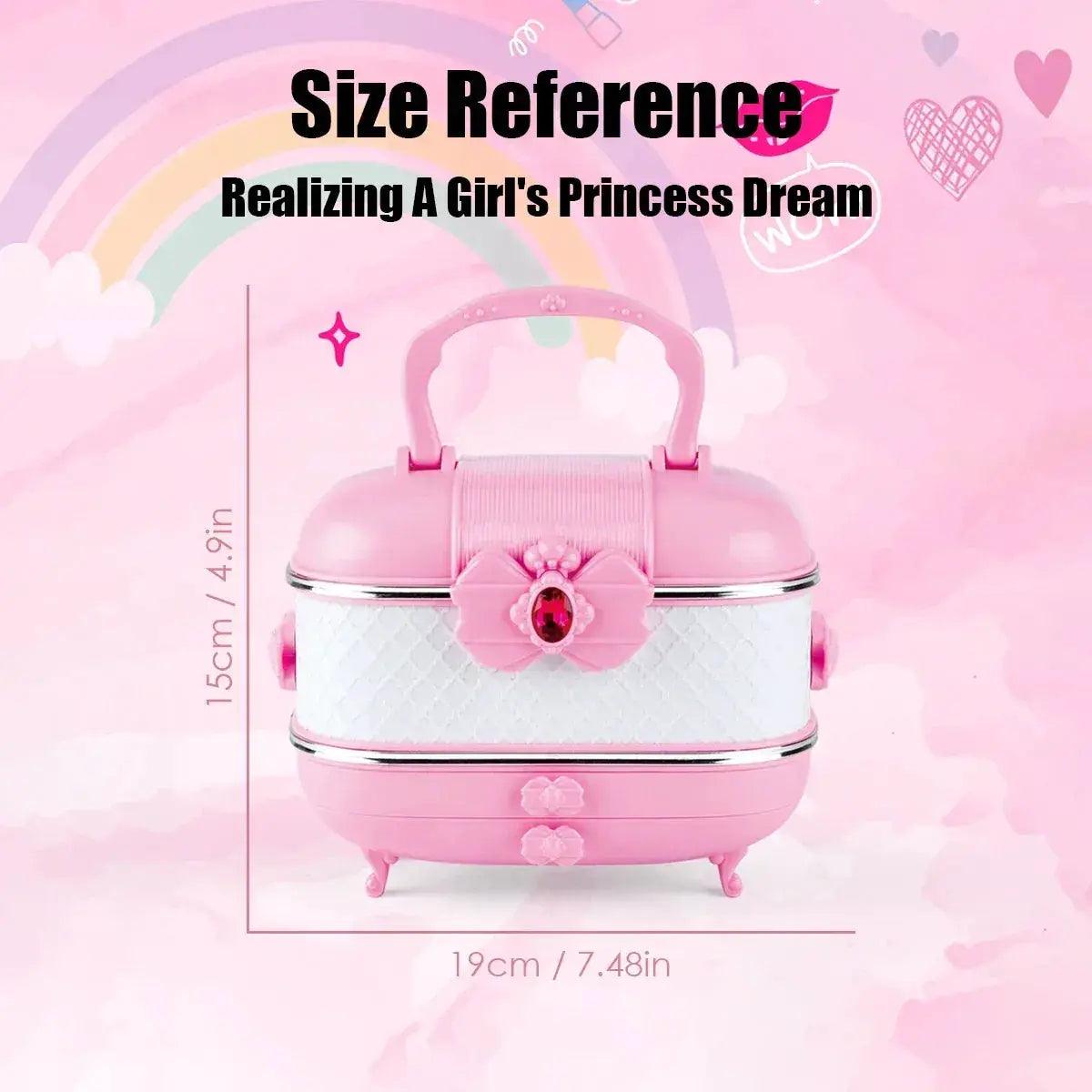  Kids Makeup Box With Mirror Safe Washable Pretend Play -  ToylandEU™