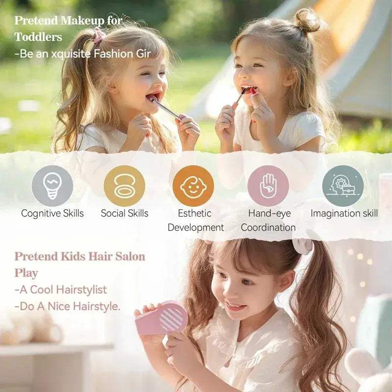 Kids Makeup Kit Educational Toy Set For Pretend Play - ToylandEU