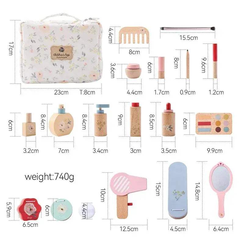 Kids Makeup Kit Educational Toy Set For Pretend Play - ToylandEU