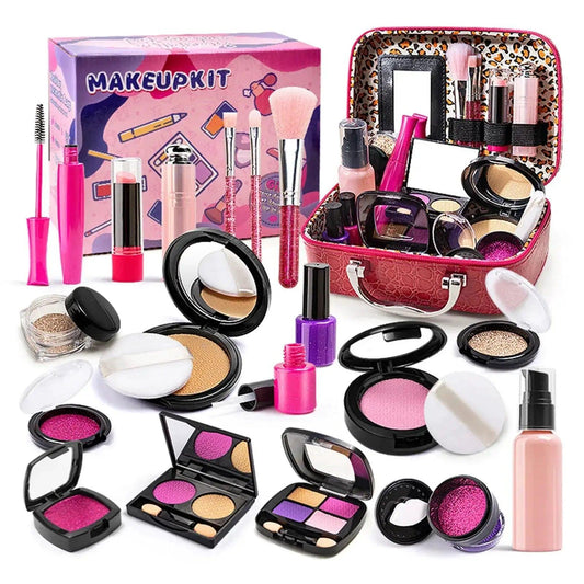  Kids Makeup Kit Portable Washable With Storage Bag -  ToylandEU™