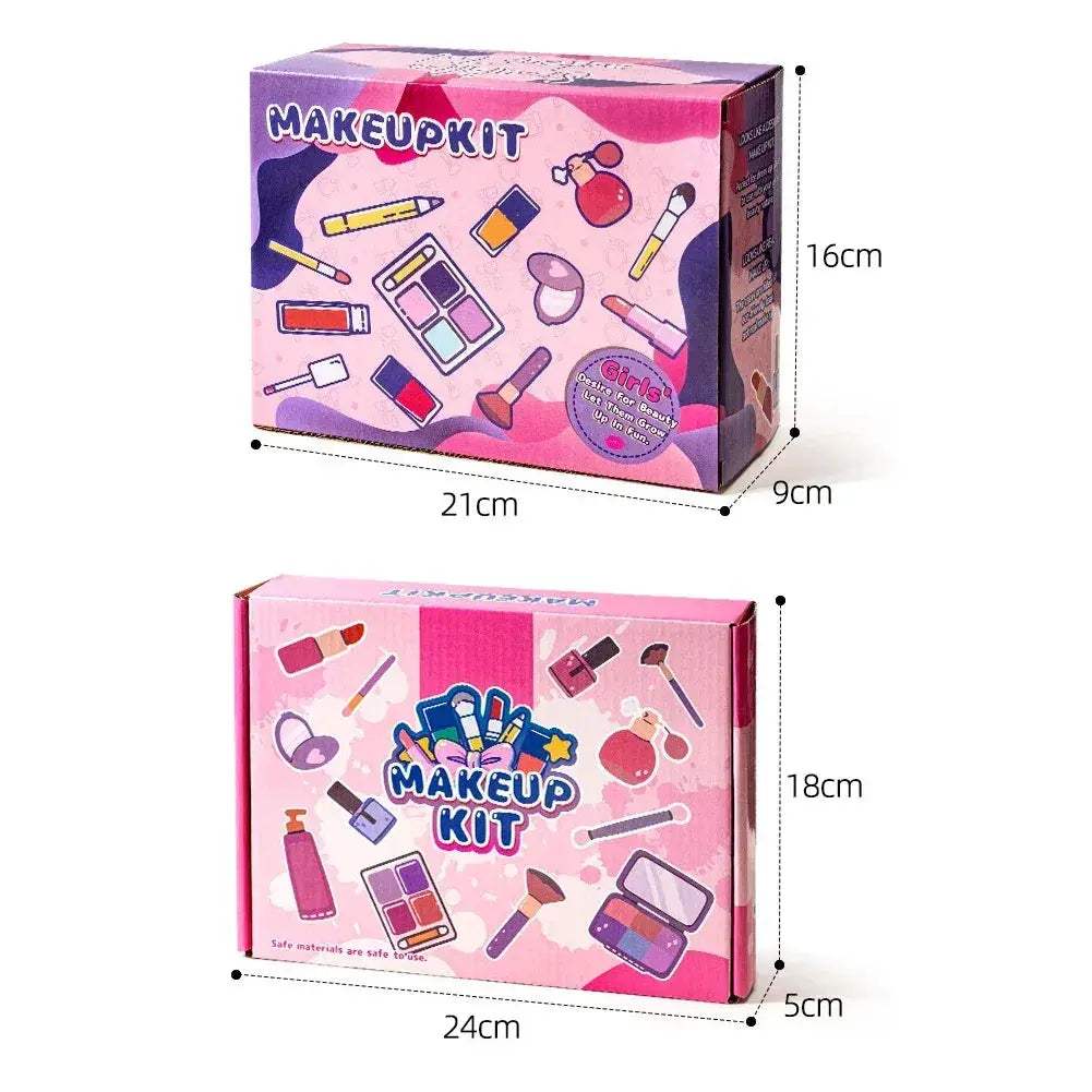 Kids Makeup Kit Toy Portable Washable With Storage Bag - ToylandEU