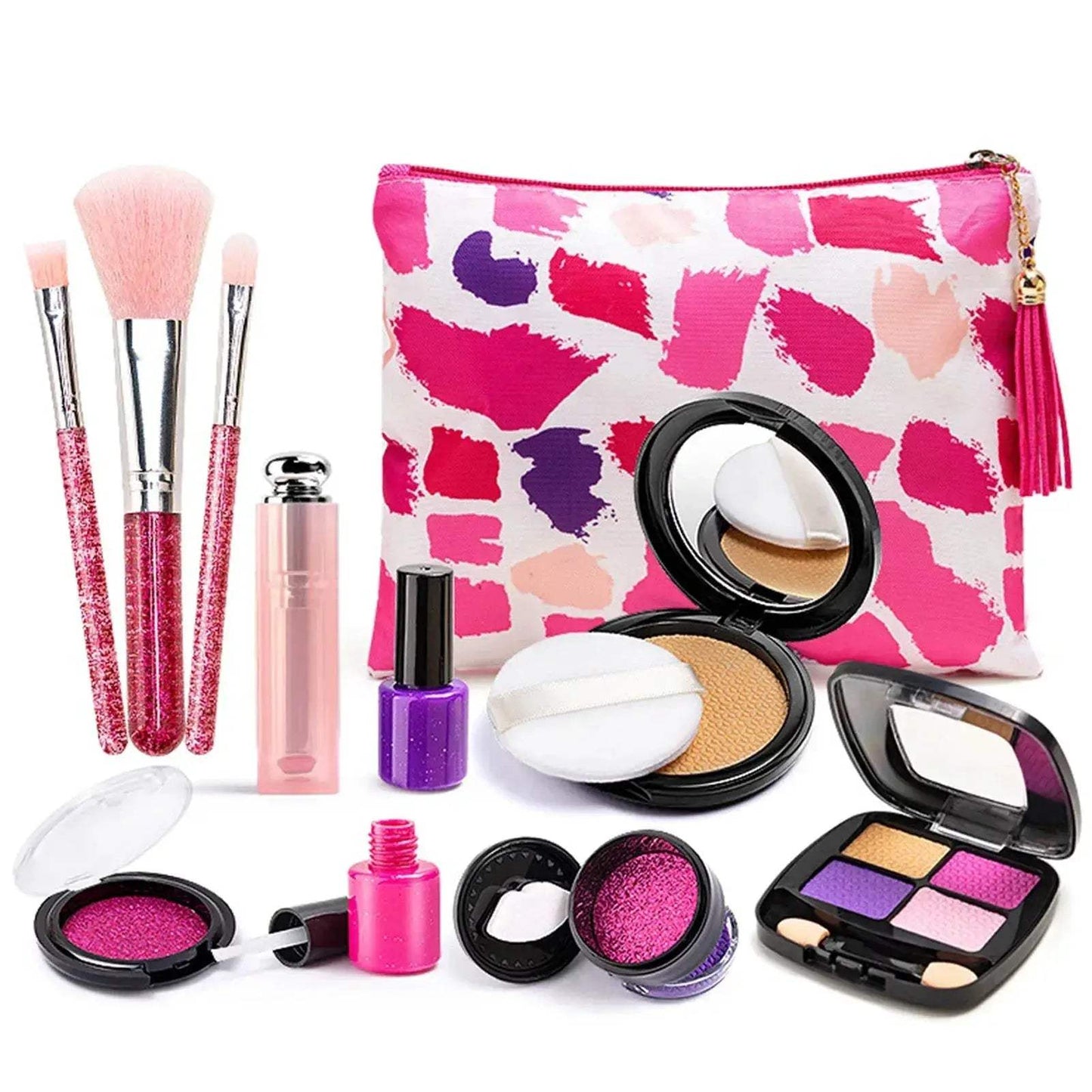 Kids Makeup Kit Toy Portable Washable With Storage Bag - ToylandEU